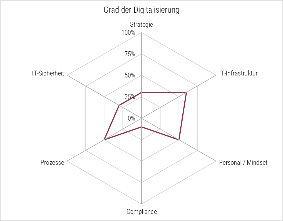 Digitalisierungsgrad von Unternehmen